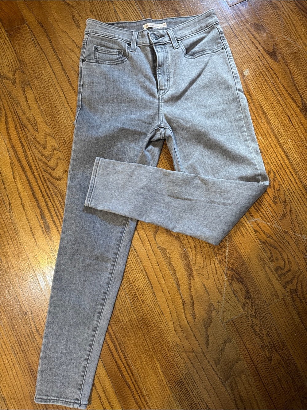 Levi’s 721 HIGH RISE SKINNY - gray color